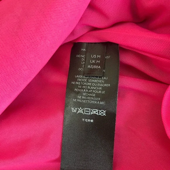 Urban Outfitters Hot Pink Sequin Fringe Party Dress - Picture 6 of 7